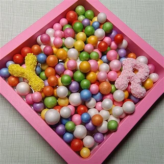 Små Styrofoam perler